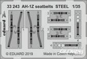 Eduard 33243 AH-1Z seatbelts Steel for Academy 1:32