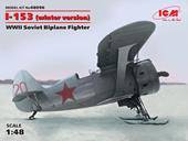ICM 48096 I-153 winter version WWII Soviet Biplane Fighter 1:48