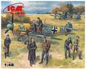 ICM 48803 Bf 109F-2 with German Pilots and Ground Personnel 1:48