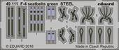 Eduard 49111 F-4 seatbelts green Steel 1:48