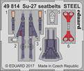 Eduard 49814 Su-27 seatbelts Steel for Hobby Boss 1:48