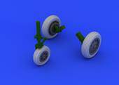 Eduard 632045 F-104 undercarriage wheels Early for Ita 1:32