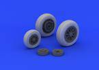 Eduard 632046 F-104 undercarriage wheels Late for Ital 1:32