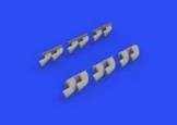 Eduard 632139 P-40 exhaust stacks for Fishtail for Hasegawa 1:32