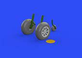 Eduard 648270 P-40B wheels for Airfix 1:48