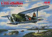 ICM 72074 I-153 Chaika WWII Soviet Biplane Fighter 1:72