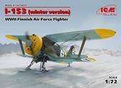 ICM 72075 I-153,WWII Finnish Air Force Fighter winter version 1:72
