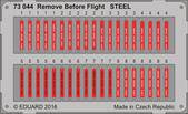 Eduard 73044 Remove Before Flight Steel 1:72