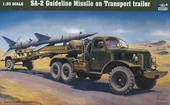 Trumpeter 00204 SA-2 Guideline Missile on Transport trailer 1:35