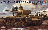 Trumpeter 00366 German Pz.Kpfm. KV-1 756(r) Tank 1:35