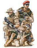 Trumpeter 00421 Modern German ISAF Soldiers in Afghanist 1:35