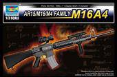 Trumpeter 01915 AR15/M16/M4 FAMILY-M16A4 1:3