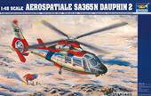 Trumpeter 02816 Eurocopter SA 365 N Dauphin 2 1:48