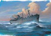 Trumpeter 05756 SS John W. Brown Liberty Ship 1:700