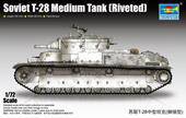 Trumpeter 07151 Soviet T-28 Medium Tank (Riveted) 1:72