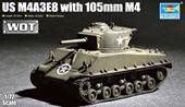 Trumpeter 07168 US M4A3E8 with 105mm M4 1:72