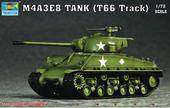Trumpeter 07225 M4A3E8 Tank (T66 Track) 1:72