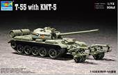 Trumpeter 07283 T-55 with KMT-5 1:72