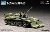 Trumpeter 07284 T-55 with BTU-55 1:72