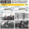 Eduard CX483 B-17G antiglare panels (BO&DL production) for Airfix 1:72