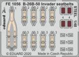 Eduard FE1056 B-26B-50 Invader seatbelts Steel for ICM 1:48