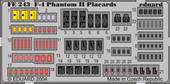 Eduard FE243 F-4 Phantom II Placards 1:48