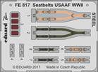 Eduard FE817 Seatbelts USAAF WWII Steel 1:48