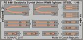 Eduard FE846 Seatbelts Soviet Union WW2 for ICM STEE 1:48