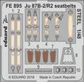 Eduard FE895 Ju 87B-2/R2 seatbelts Steel for Airfix 1:48