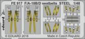 Eduard FE917 F/A-18B/D seatbelts Steel forKinetic 1:48