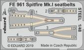 Eduard FE961 SpitfireMk.I seatbelts Steel for Tamiya 1:48