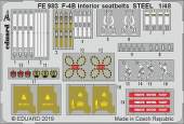 Eduard FE983 F-4B interior seatbelts Steel forAcademy 1:48