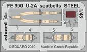 Eduard FE990 U-2A seatbelts Steel for AFV Club 1:48