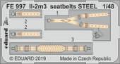 Eduard FE997 II-2m3 seatbelts Steel for Tamiya 1:48