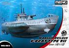 MENG WB-003 Warship Builder- U-Boat Type VII Cartoon Model 