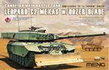 MENG TS-041 Canadian Main Battle Tank Leopard C2 MEXAS w/Dozer Blade 1:35