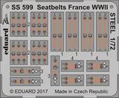 Eduard SS599 Seatbelts France WWII Steel 1:72
