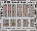 Eduard SS602 Seatbelts Soviet Union WW2 fighters STEE 1:72
