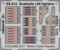 Eduard SS612 Seatbelts IJN fighters Steel 1:72