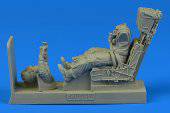 Aerobonus 320114 US Navy Pilot for F/A-18A/C with ejectio seat for Academy 1:32