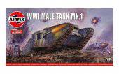 Airfix A01315V WWI Male Tank Mk.I, Vintage Classics 1:76