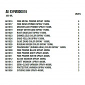 AK Interactive AK EXPMOD0016 Sprays Module