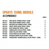 AK Interactive AK EXPMOD0022 Sprays 150ml Module