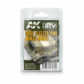 AK Interactive AK060 DUST EFFECTS AND WHITE SPIRIT SET