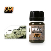AK Interactive AK066 WASH FOR AFRIKA KORPS VEHICLES  - Weathering Products (35 ml)