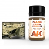 AK Interactive AK066 WASH FOR AFRIKA KORPS VEHICLES