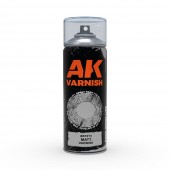AK Interactive AK1013 Matt Varnish - Spray 400ml (Includes 2 nozzles)