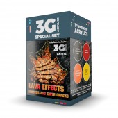 AK Interactive AK1072 WARGAME COLOR SET. LAVA EFFECTS.