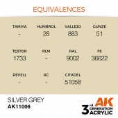 AK Interactive AK11006 Silver Grey 17ml