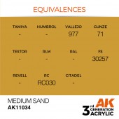 AK Interactive AK11034 Medium Sand 17ml